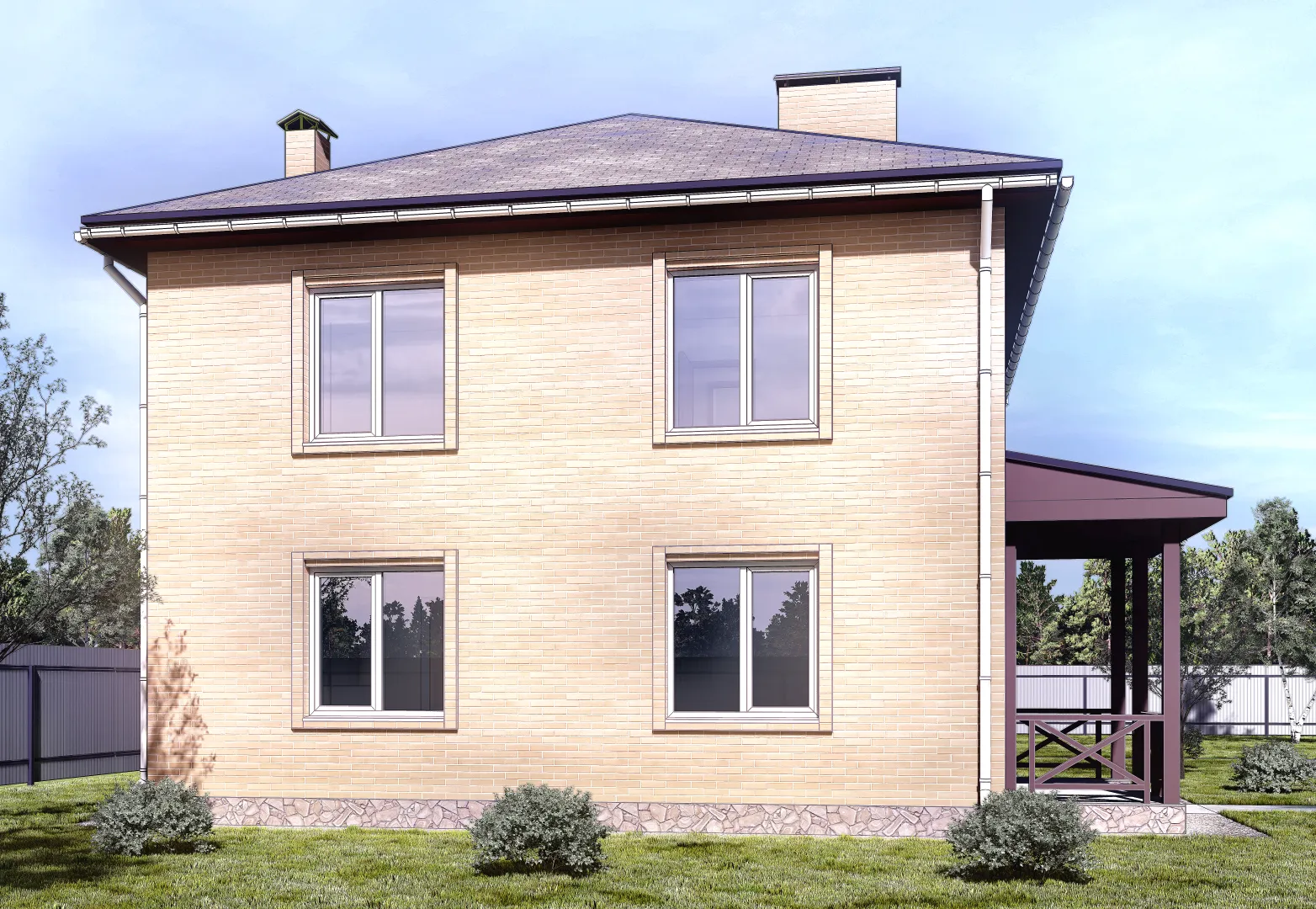 Проект загородного дома NHD-144