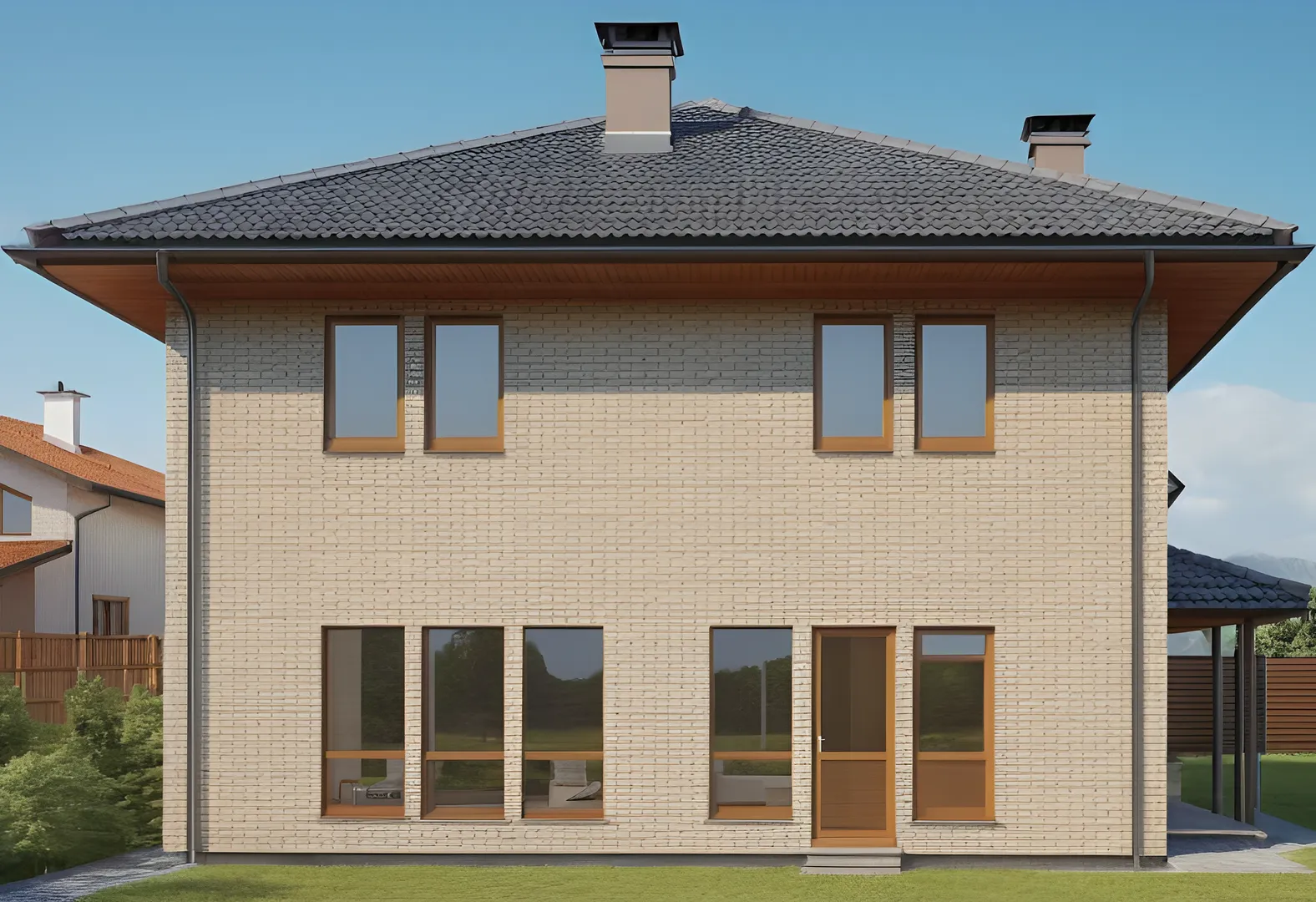 Двухэтажного коттеджа Вилла 2XS