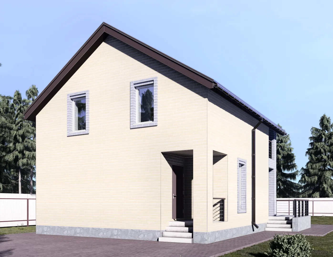 Проект загородного дома NHD-117