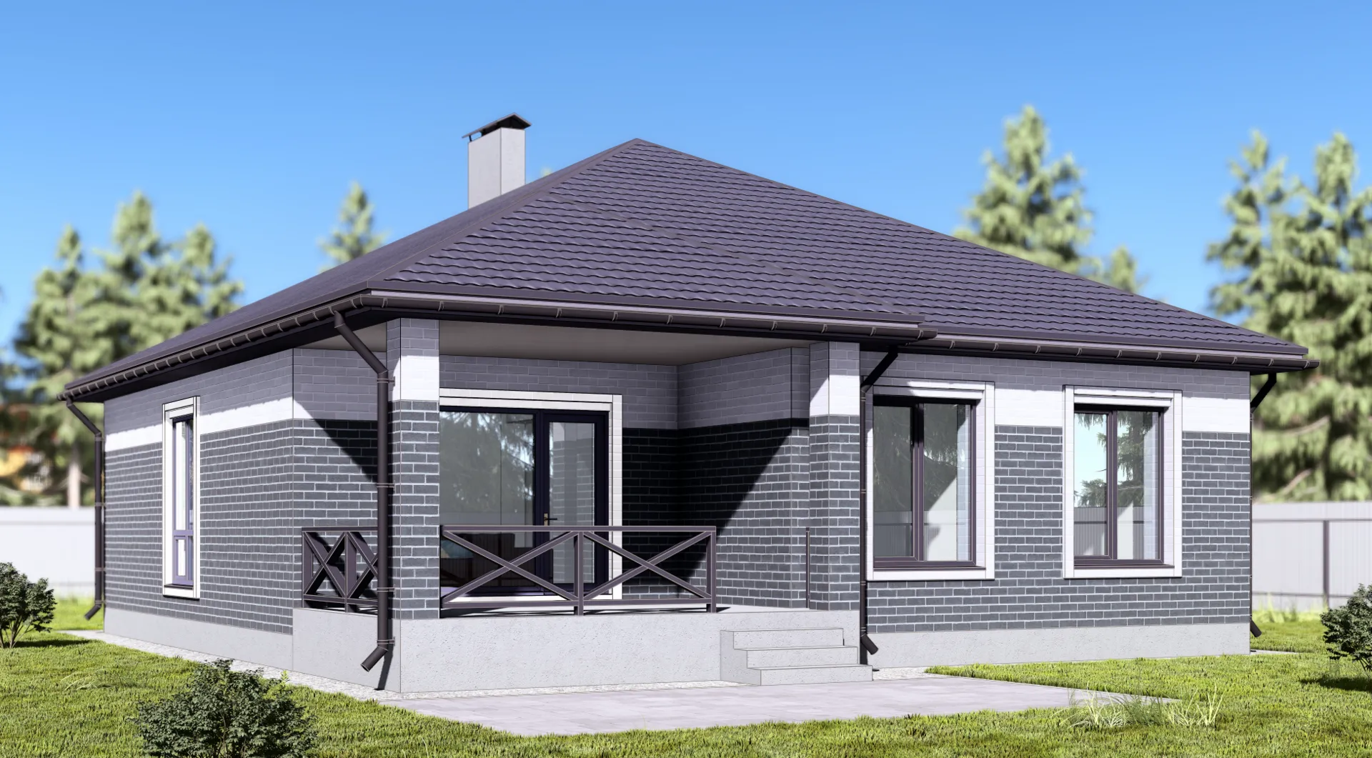 Проект загородного дома NHD-140