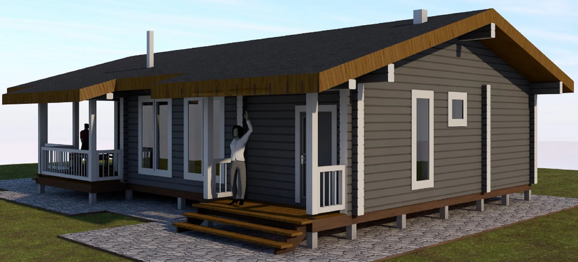 Одноэтажный ИЖД 125