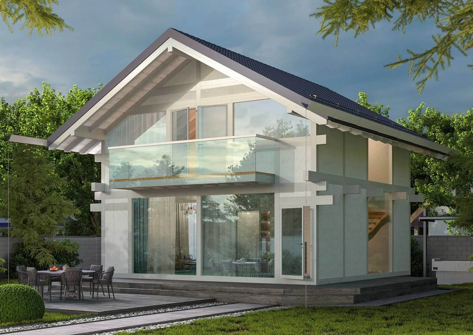 Двухэтажный дом Фемели