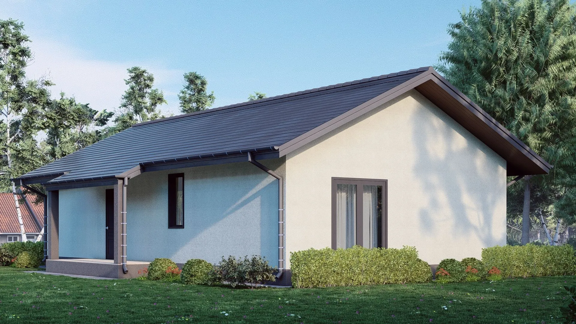 Проект дома из газобетона G-BOX-