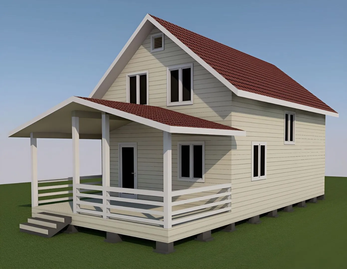 Фаворит 6х9 П6 с террасами