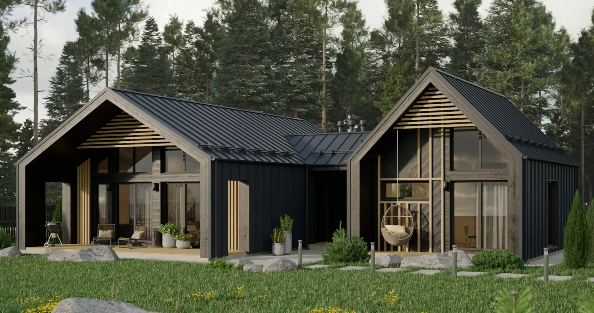 Каркасный дом Гелион-113,85