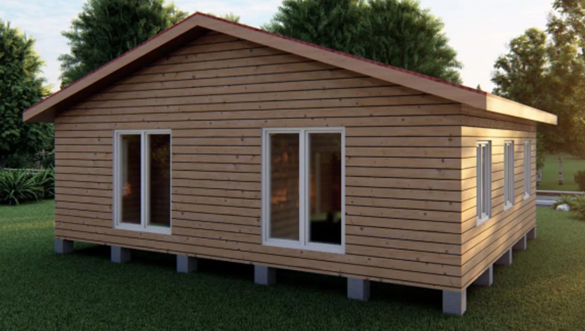 Дом из профилированного бруса 24-10-01