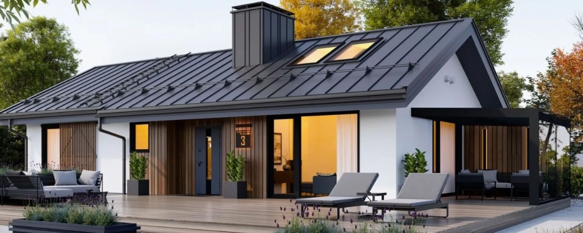 Современный дом по проекту МИКЕЯ 3