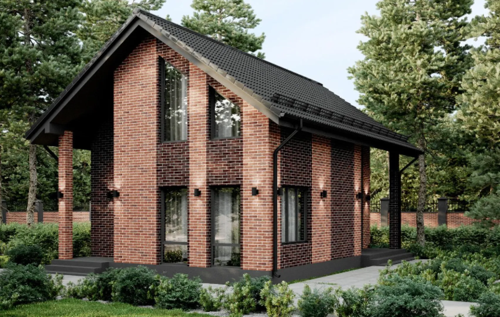 Проект Двухэтажный жилой дом - Проект 2