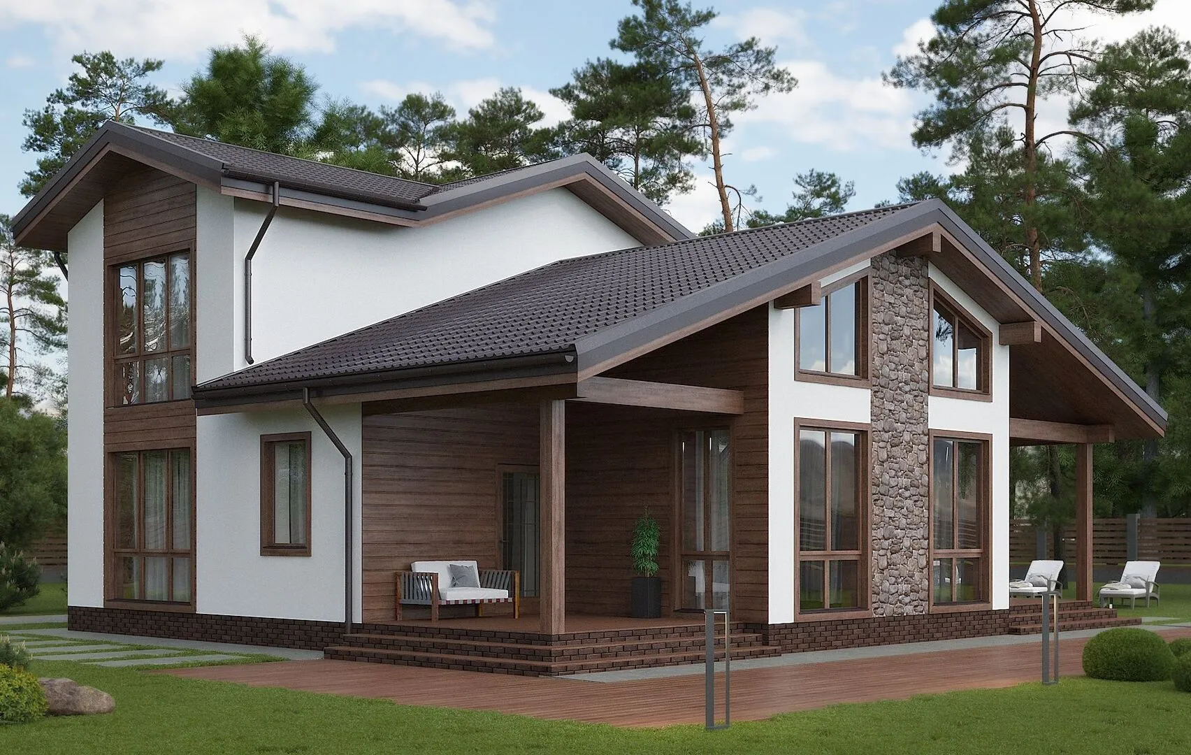 Газобетонный дом «Тиас»