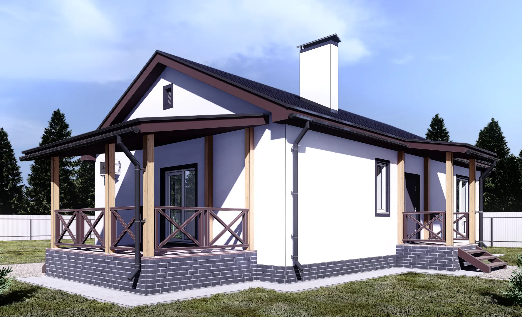 Проект загородного дома NHD-108