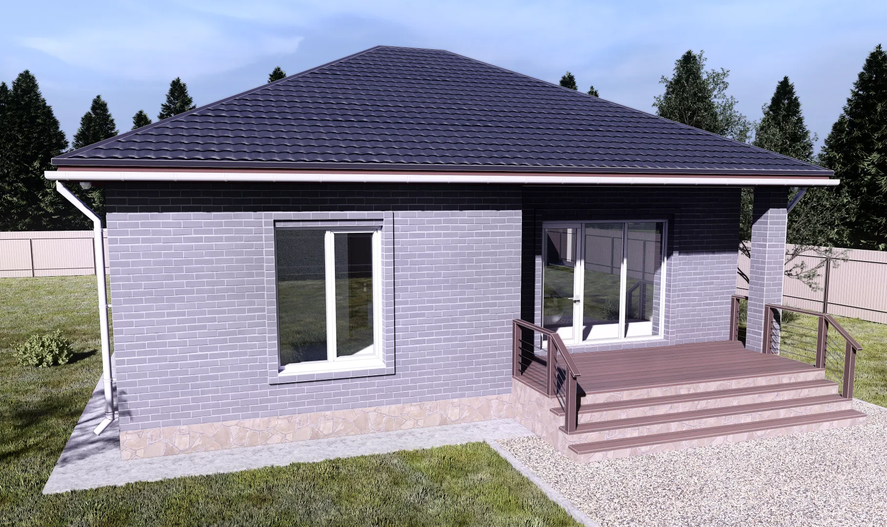 Проект загородного дома NHD-105