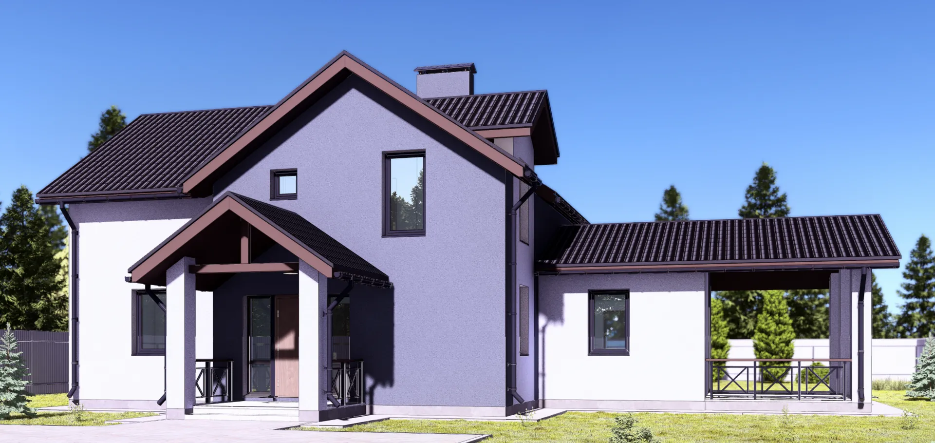 Проект загородного дома NHD-127