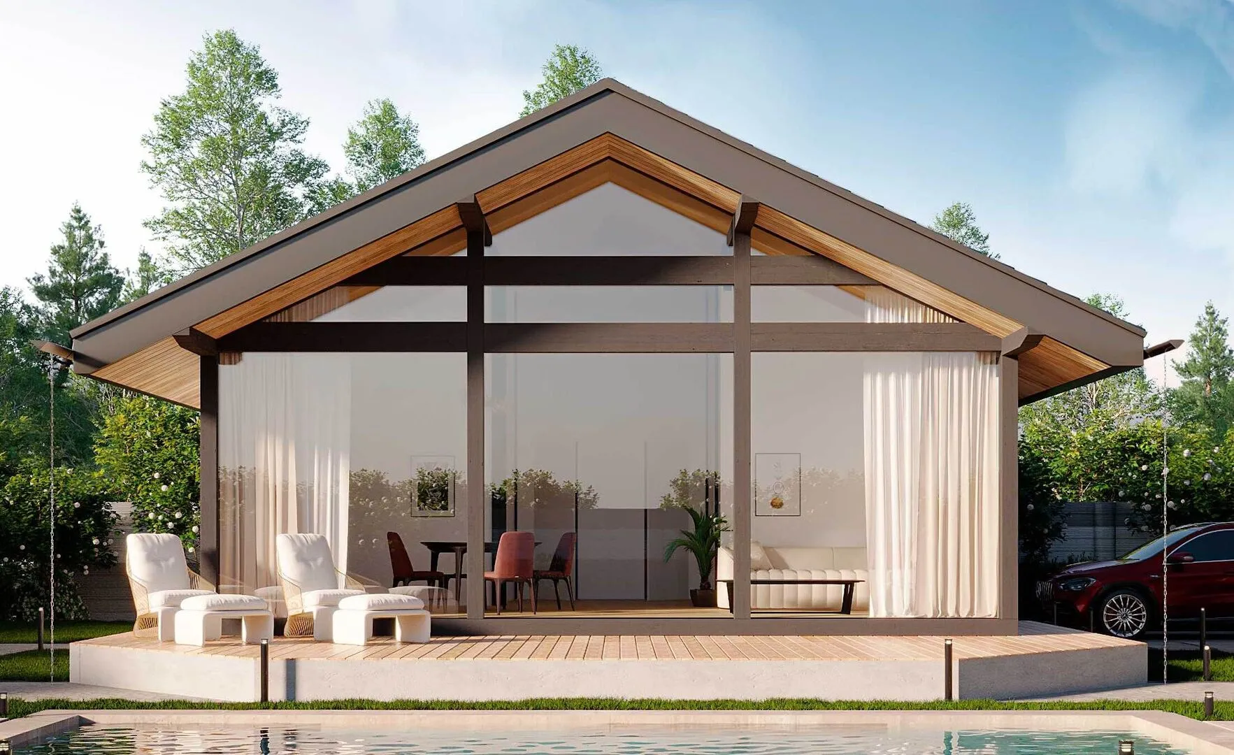 Одноэтажный дом Смарт 6