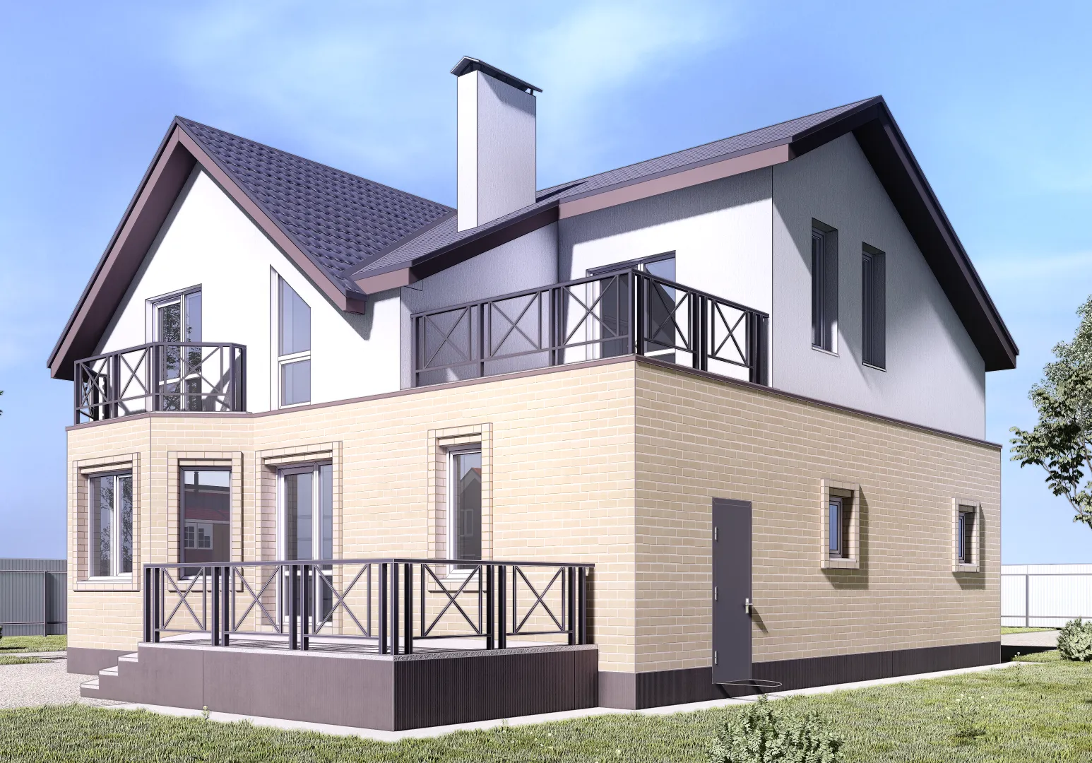 Проект загородного дома NHD-137