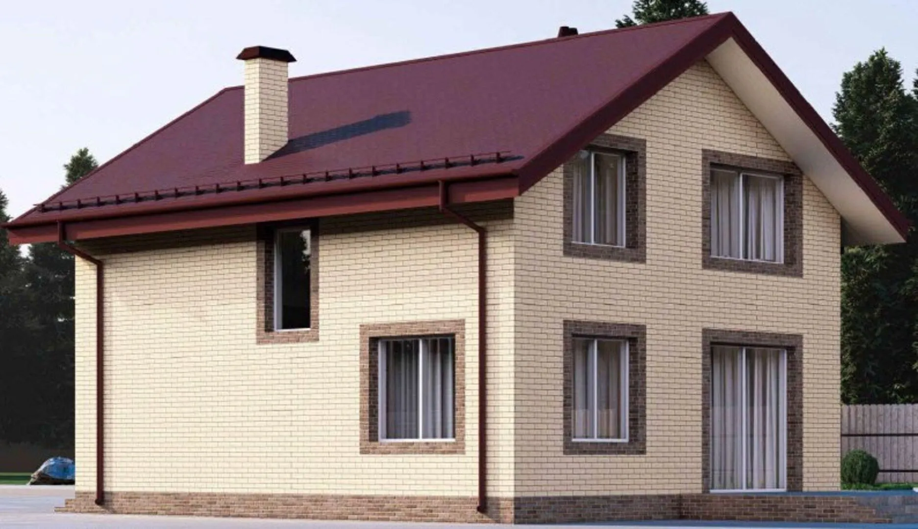 Двухэтажный дом СО-117