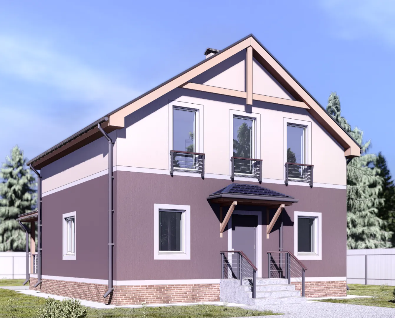 Проект загородного дома NHD-118