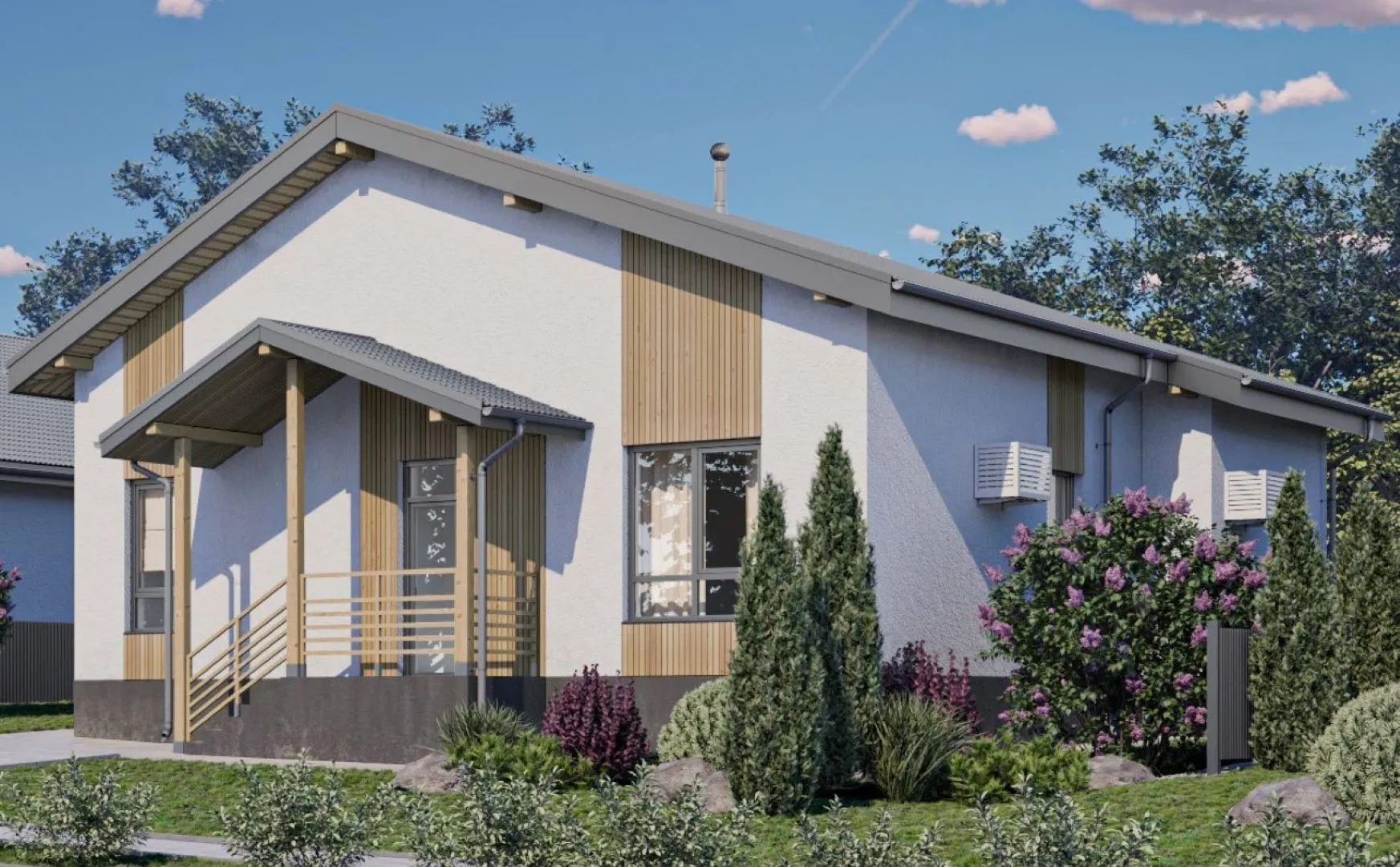 Индивидуальный жилой дом (тип М), расположенный в п. Мичуринский