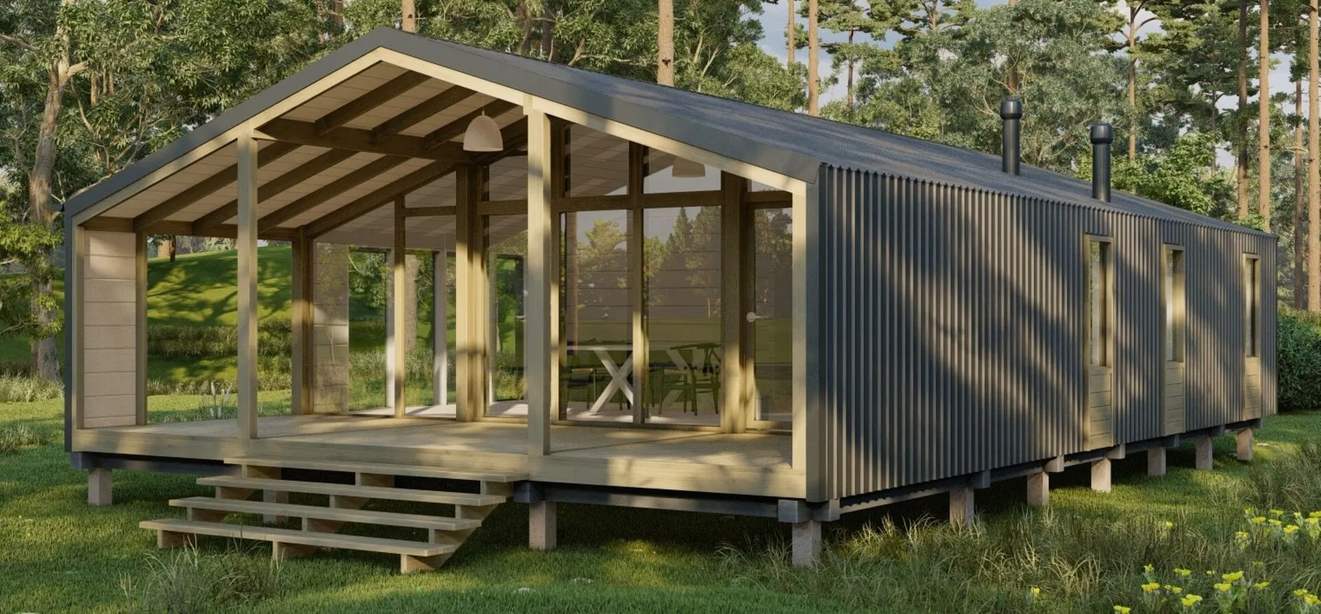 Модульный дом FL65 (C65)