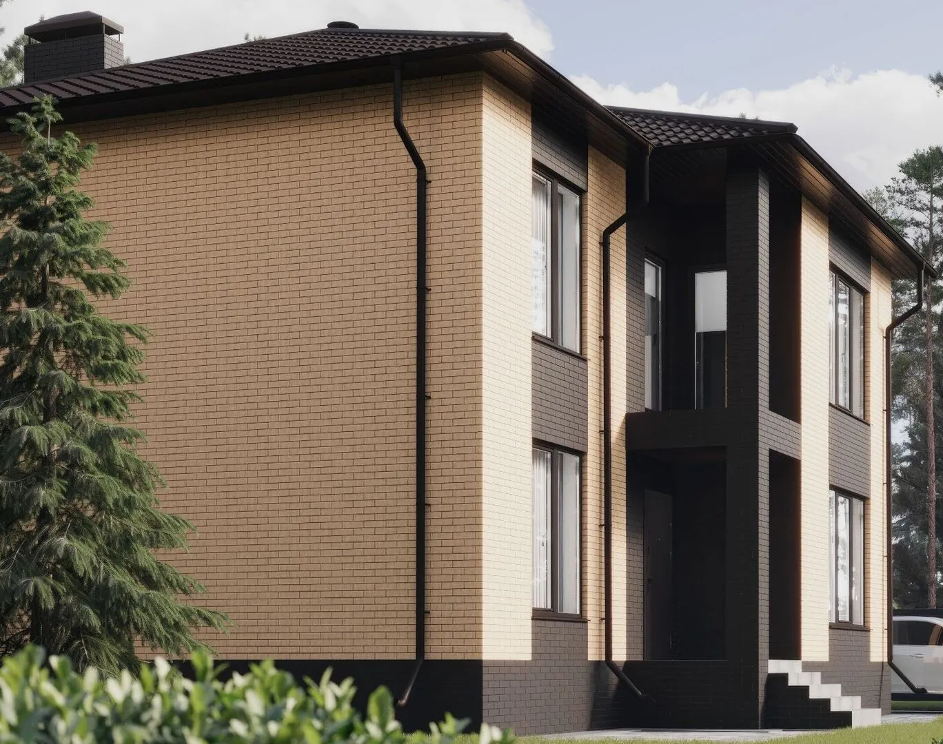 Двухэтажный дом СМ-23