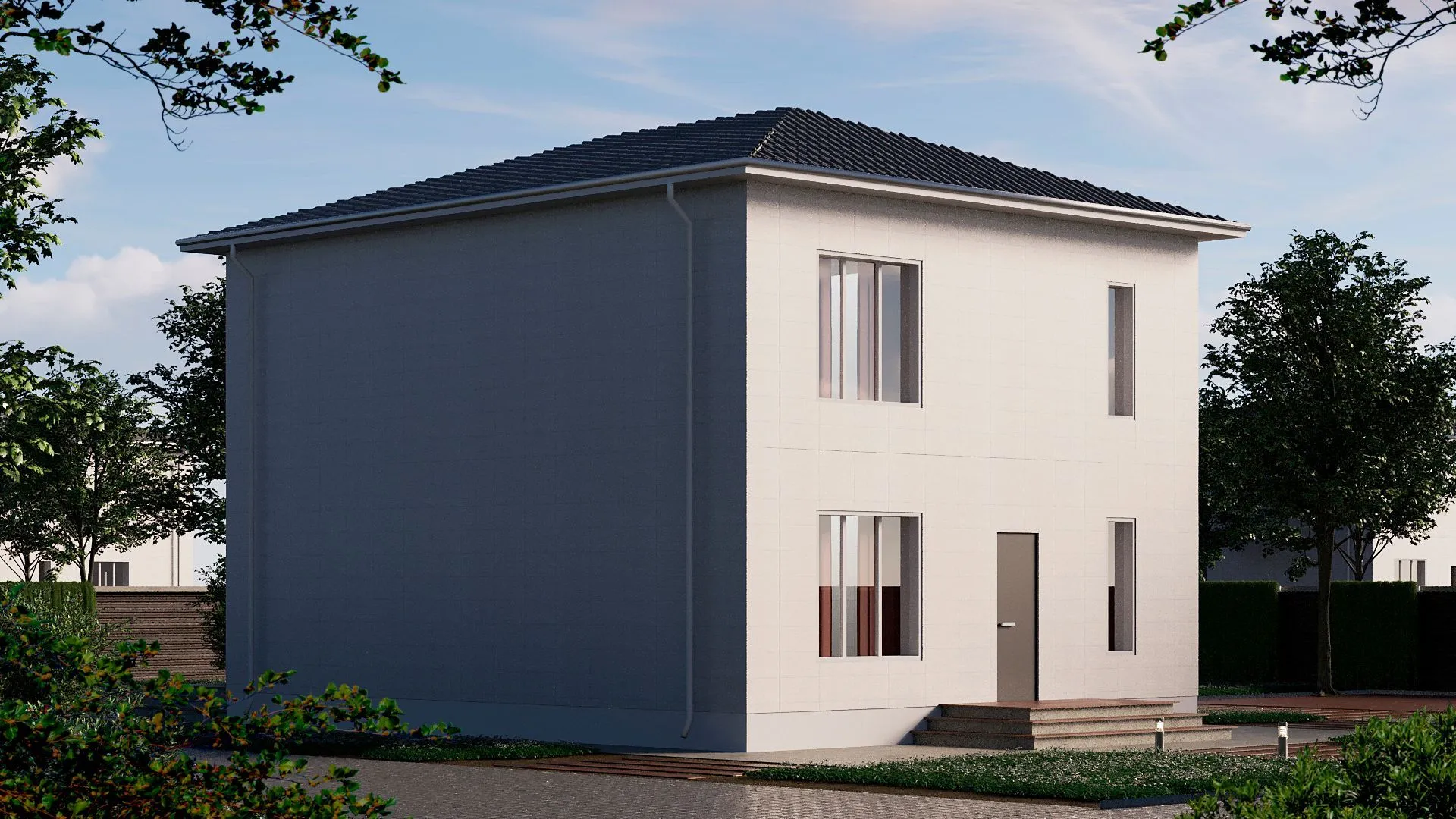 Двухэтажный дом СК-2119