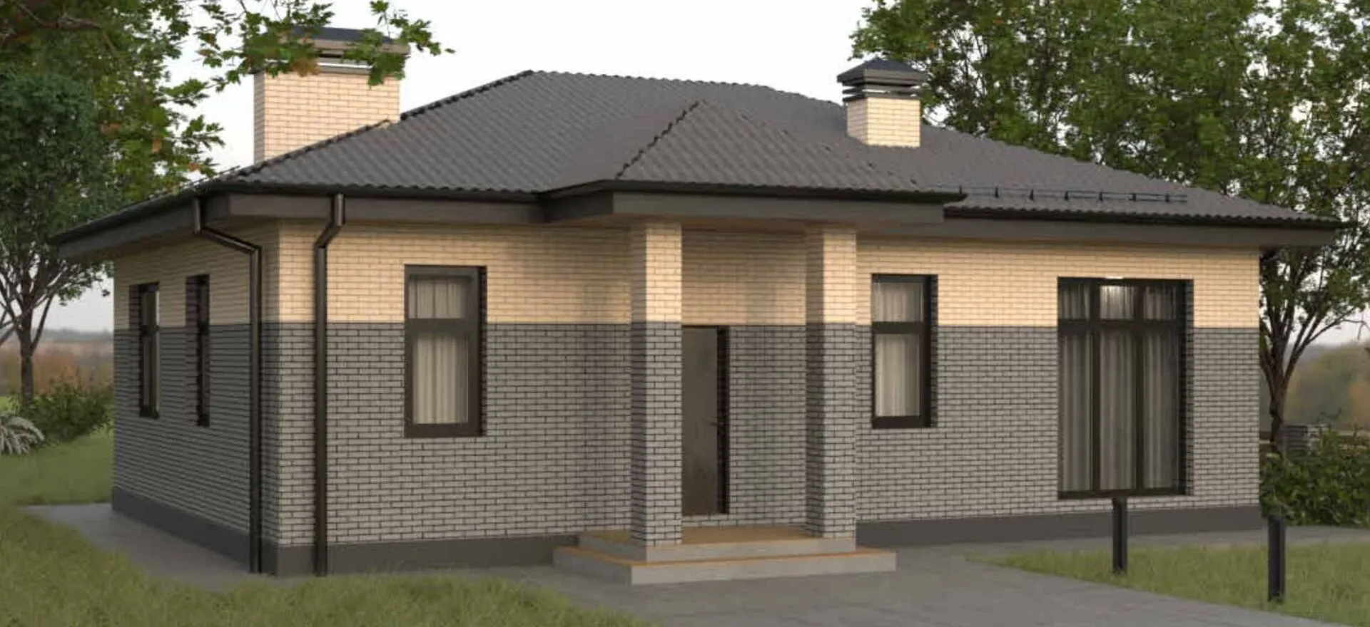 Одноэтажный дом АН 98