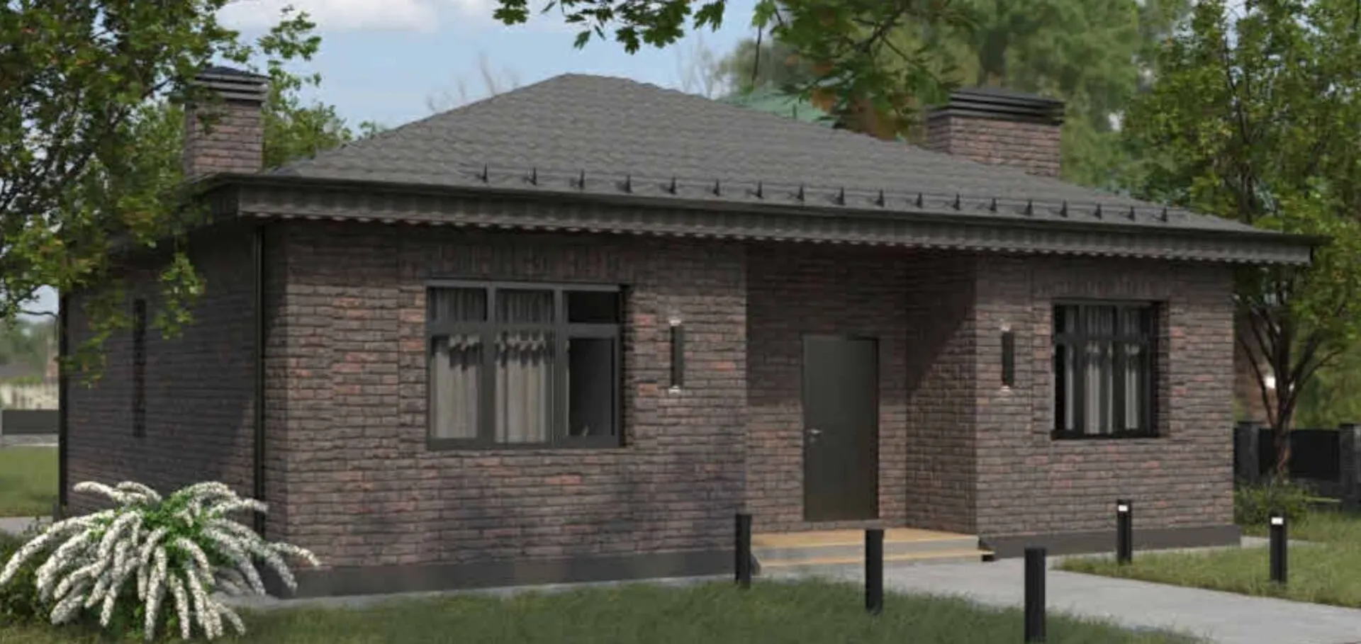 Одноэтажный дом АН 118