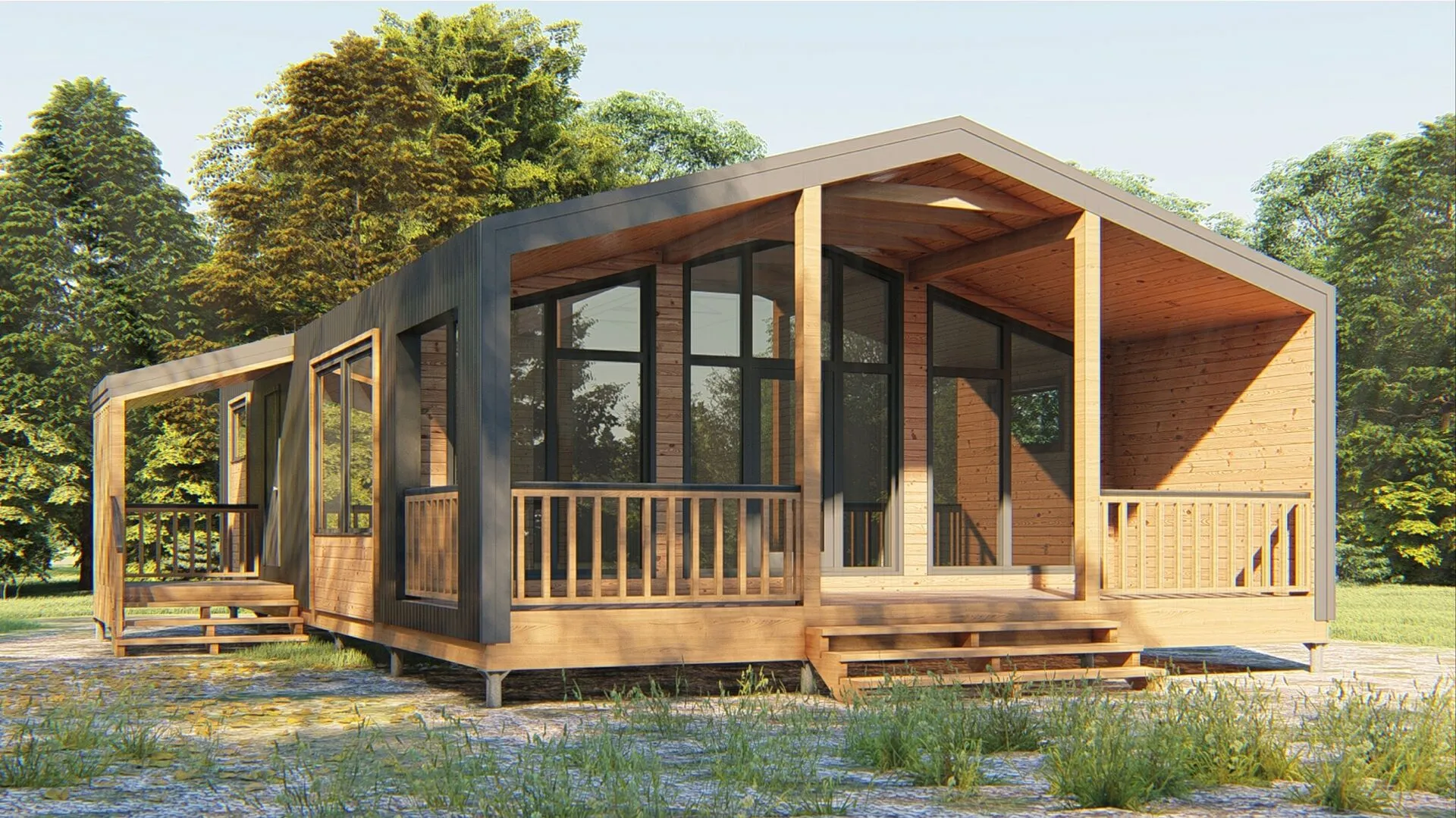 Каркасный дом 8х13м