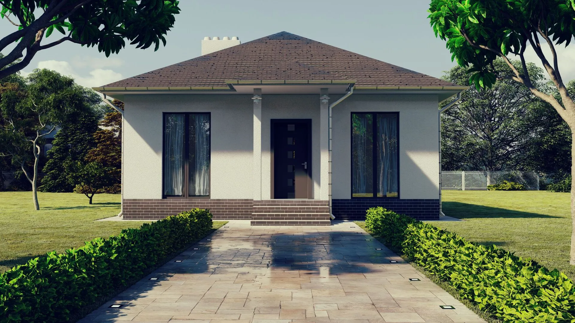 Одноэтажный дом 