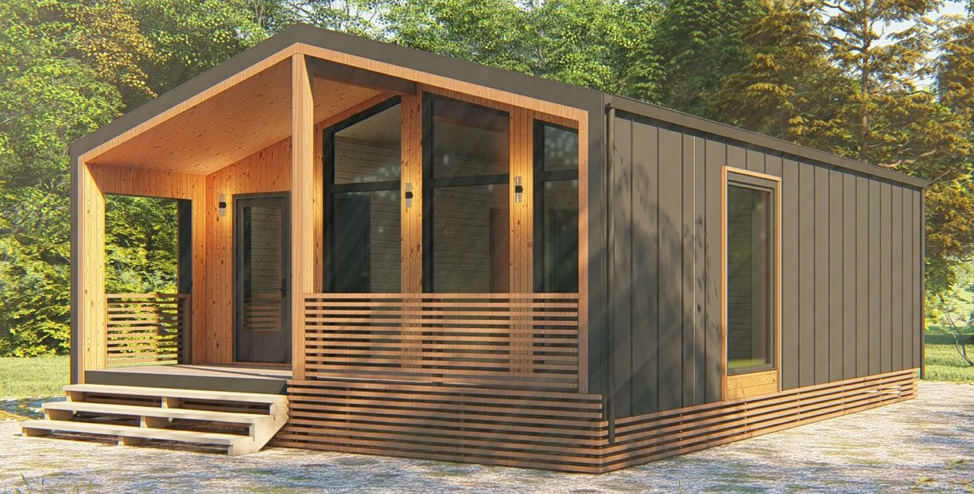 Каркасный дом 7х10 м