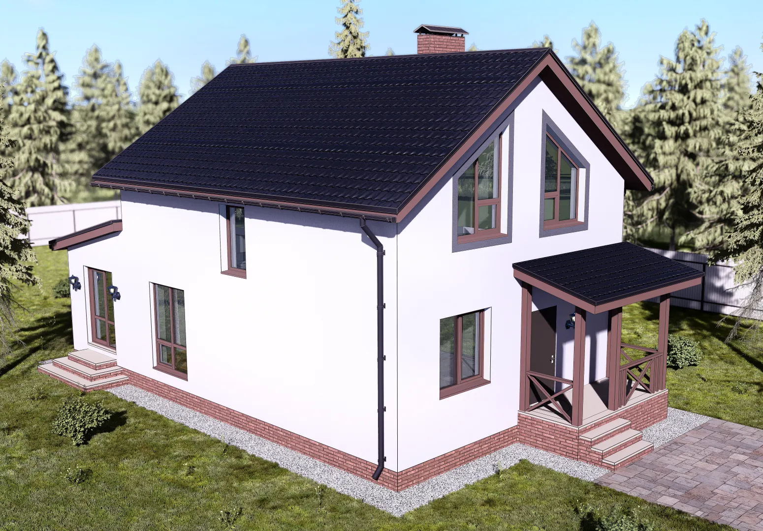 Проект загородного дома NHD-134