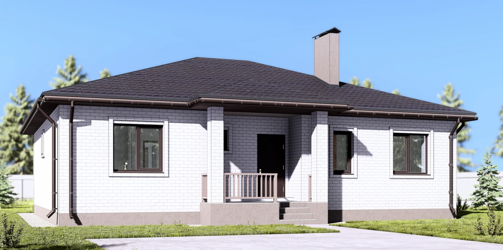 Проект загородного дома NHD-128