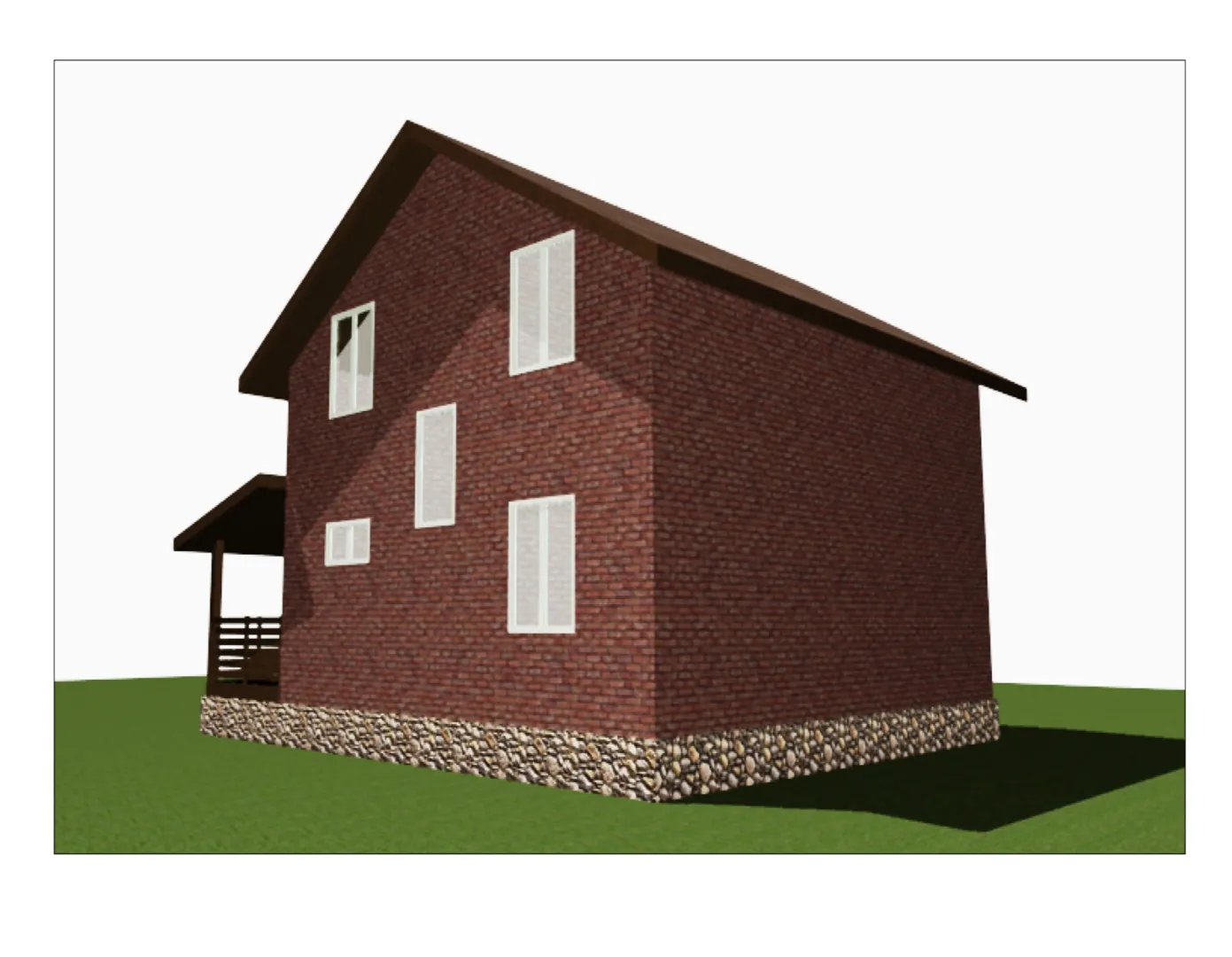 Двухэтажный дом ЦН-134