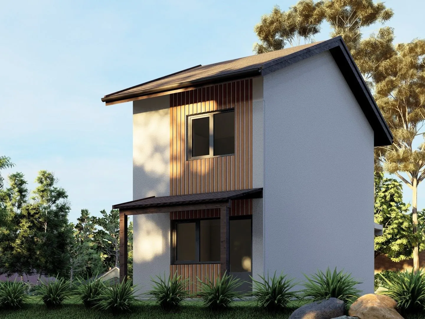 Двухэтажный дом Д-7-60