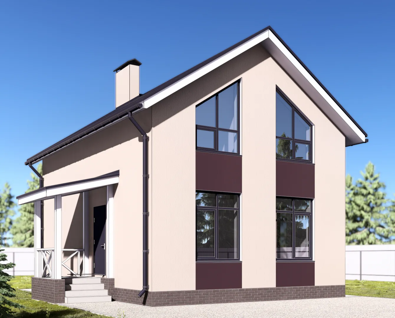 Проект загородного дома NHD-132