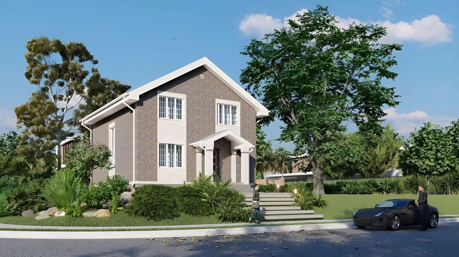 Дом с мансардой ДНК К129-126