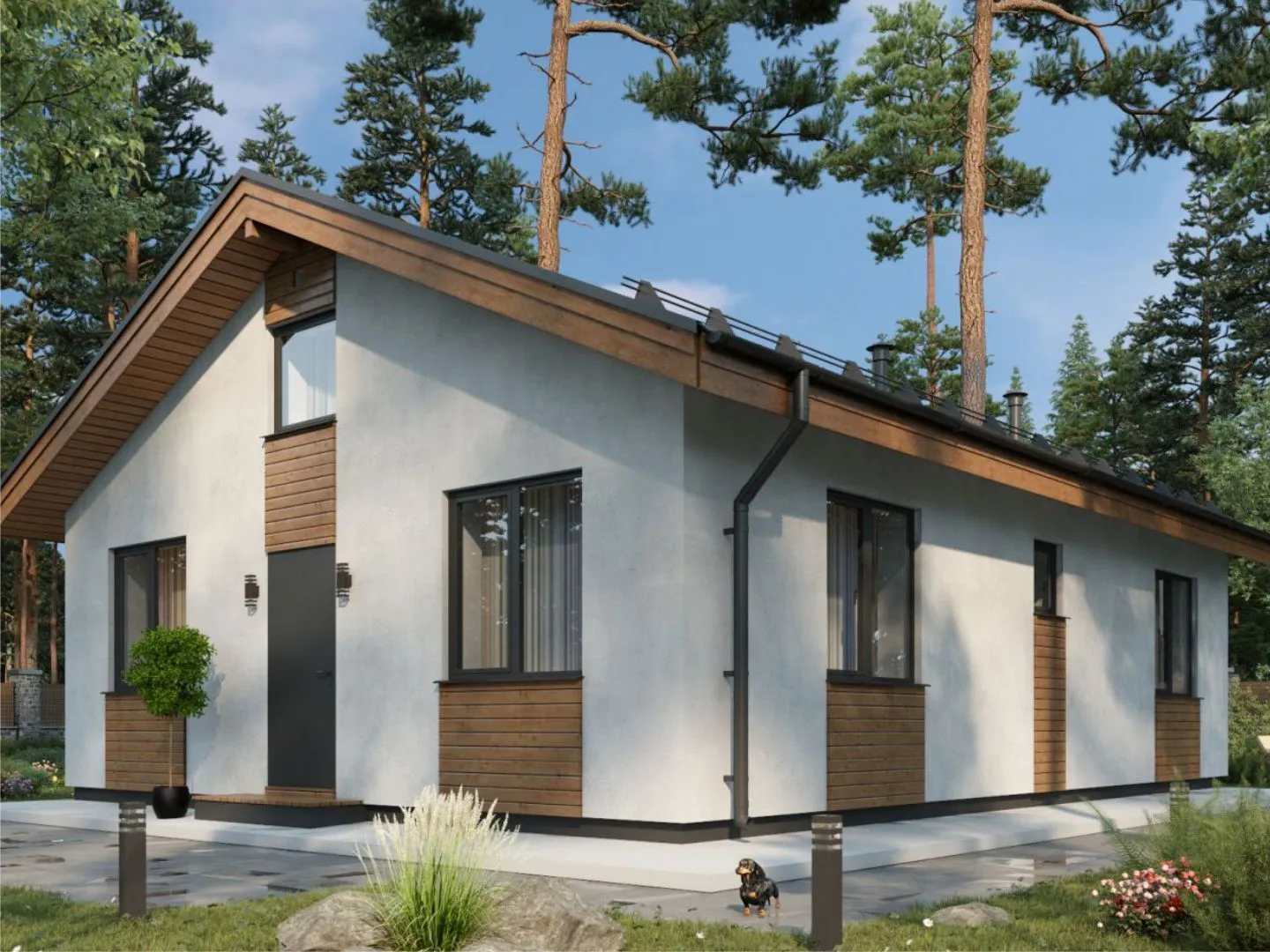 Одноэтажный дом 