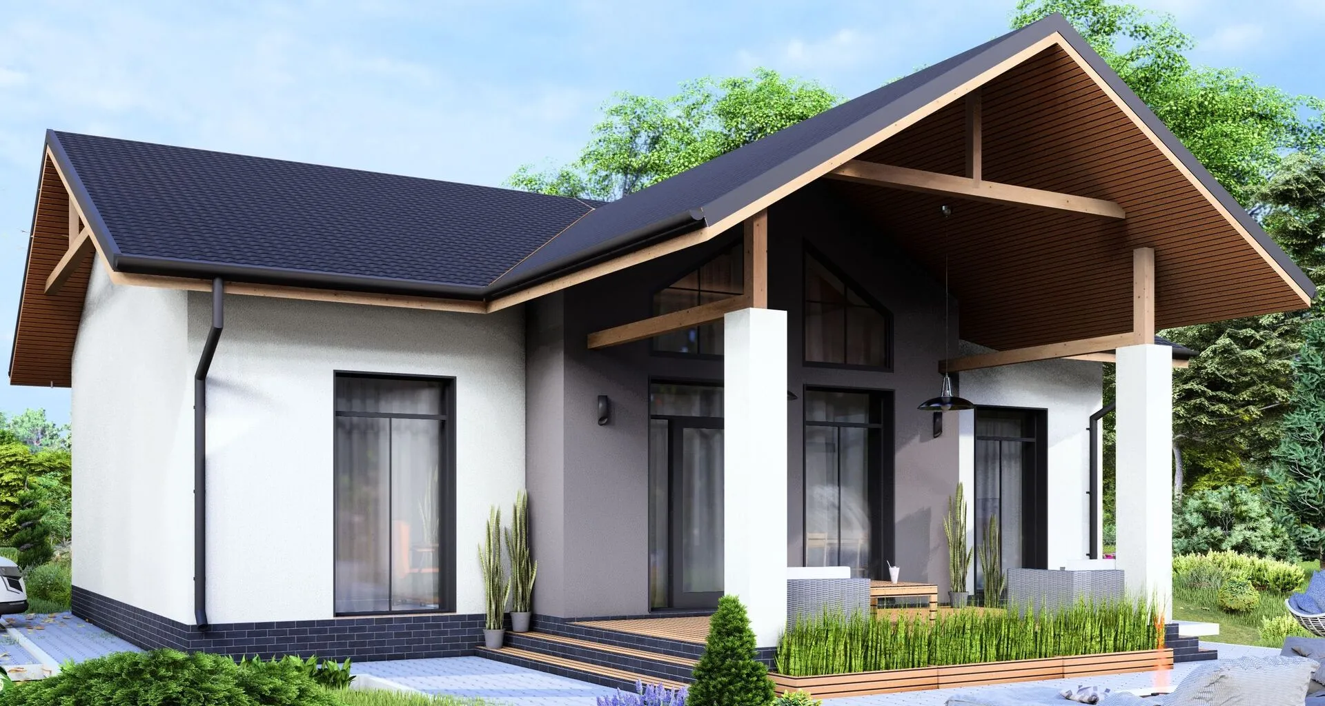 Одноэтажный дом 