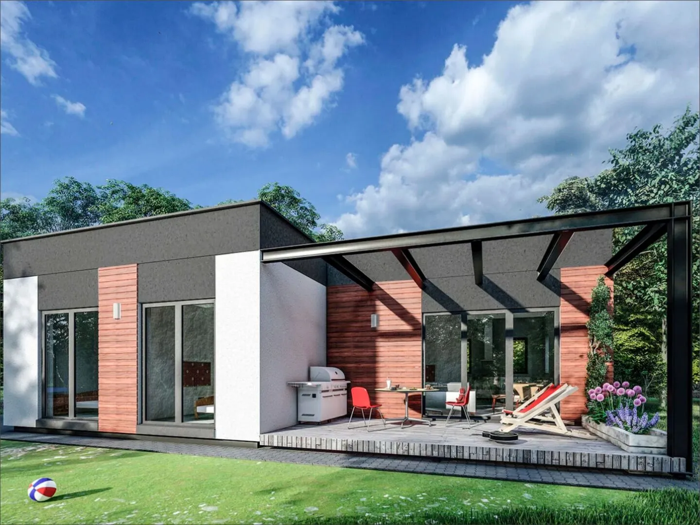 Одноэтажный дом LIFE 110