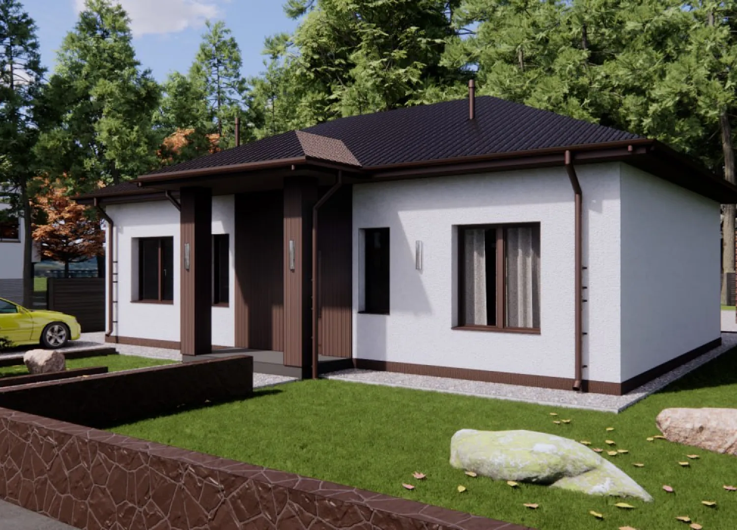 Одноэтажный дом АТЛАС 86/109