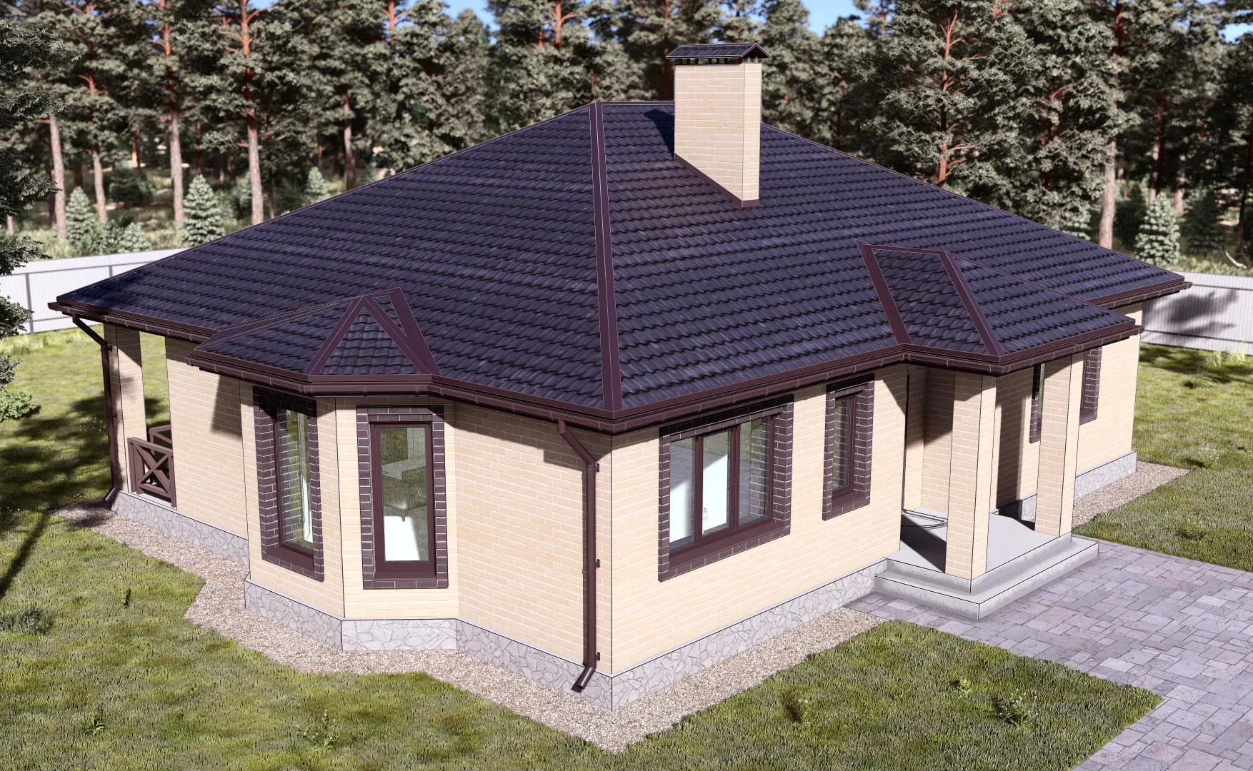 Проект загородного дома NHD-153