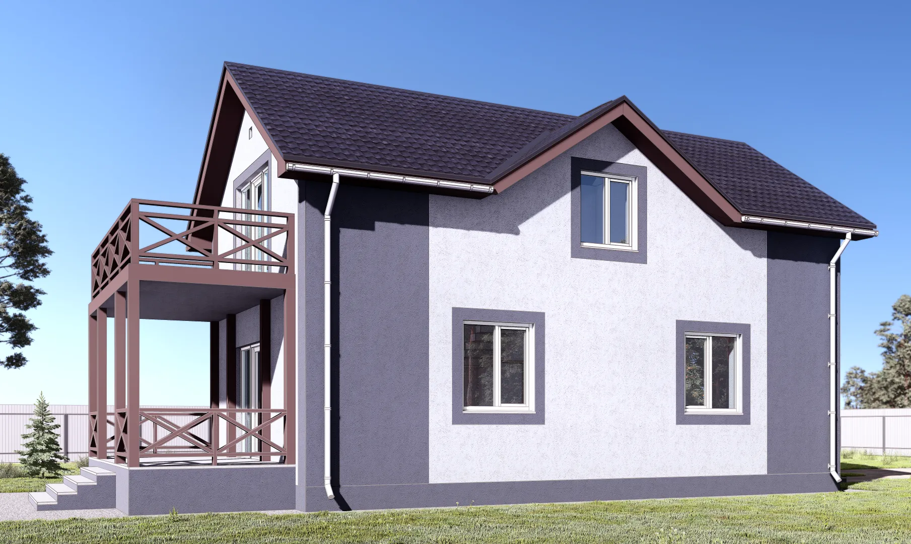 Проект загородного дома NHD-155