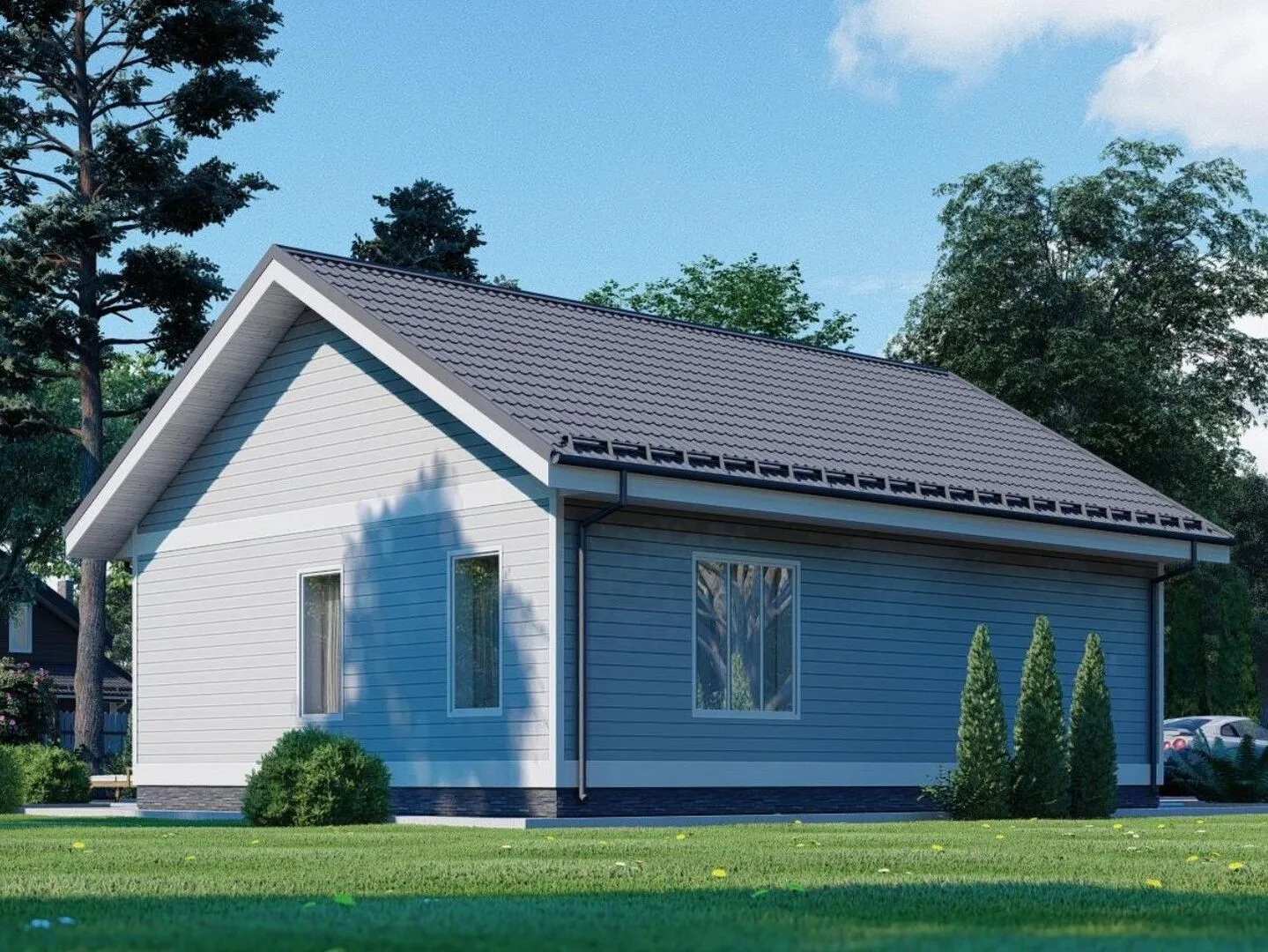 Одноэтажный дом 