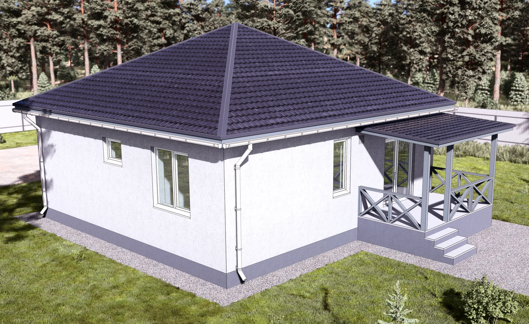 Проект загородного дома NHD-174