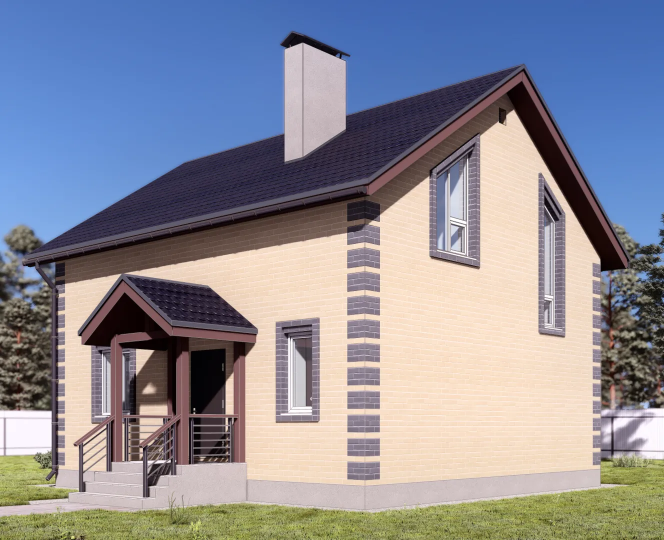 Проект загородного дома NHD-136