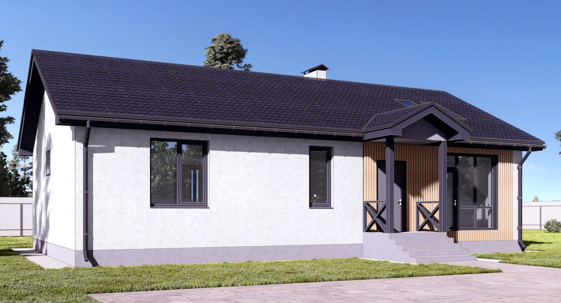 Проект загородного дома NHD-163