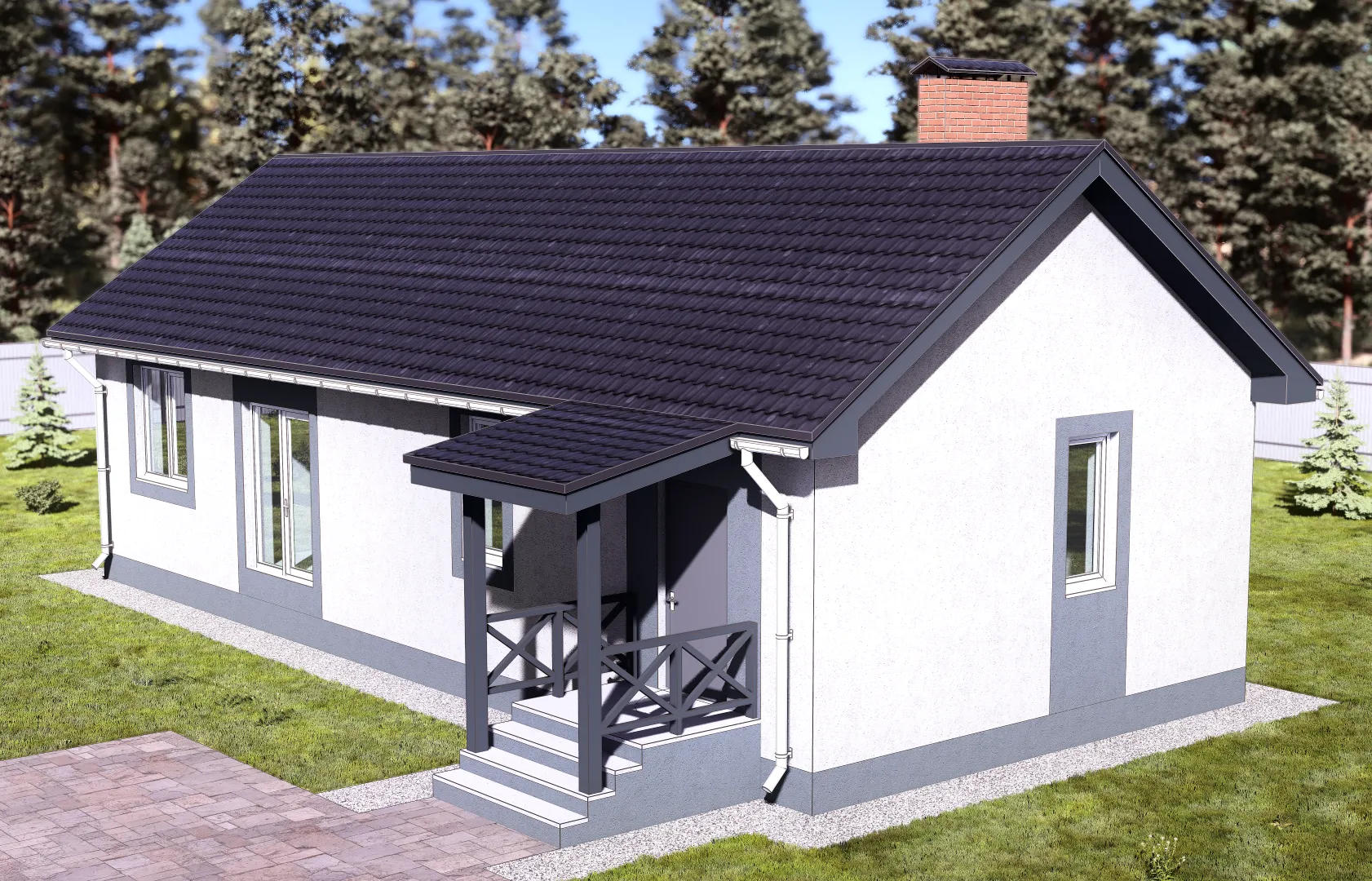 Проект загородного дома NHD-169