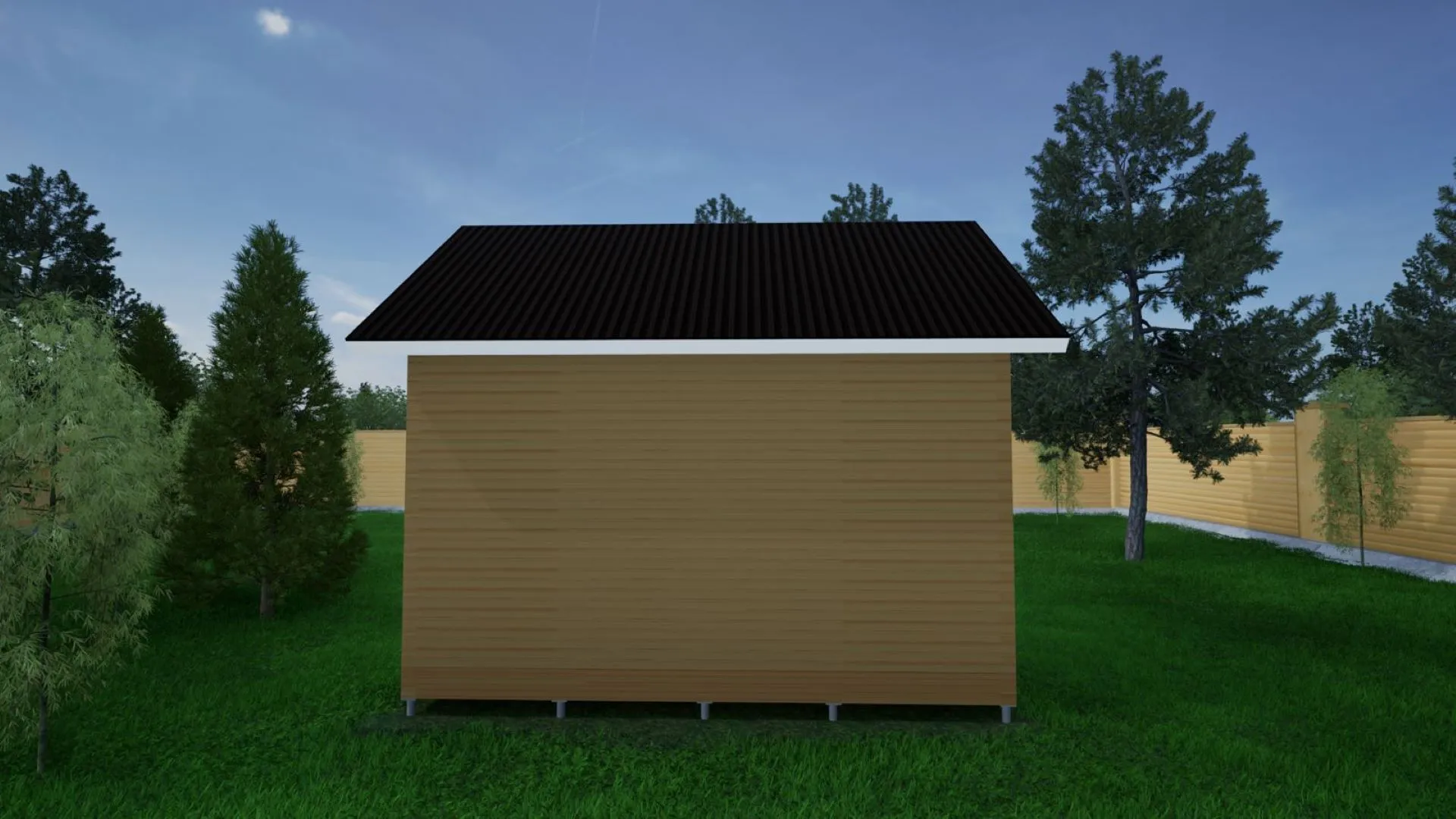 Дом из профилированного бруса