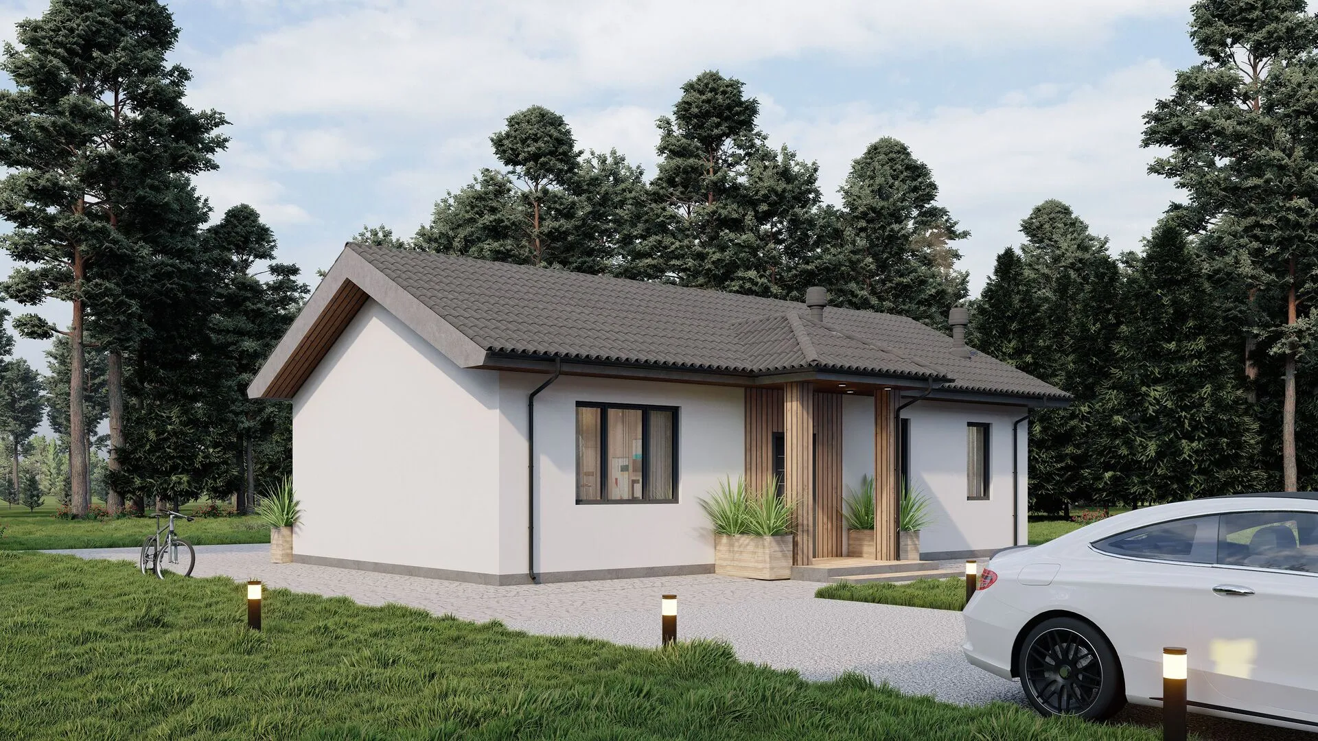 Одноэтажный жилой дом СВ-67