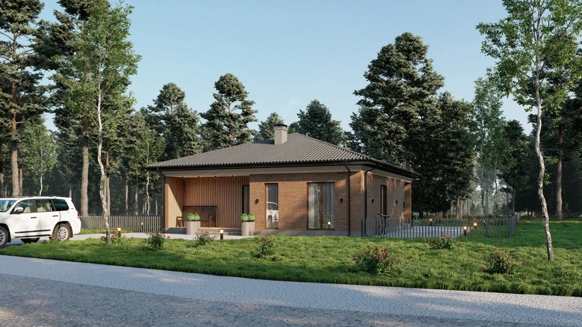 Одноэтажный жилой дом СВ-116