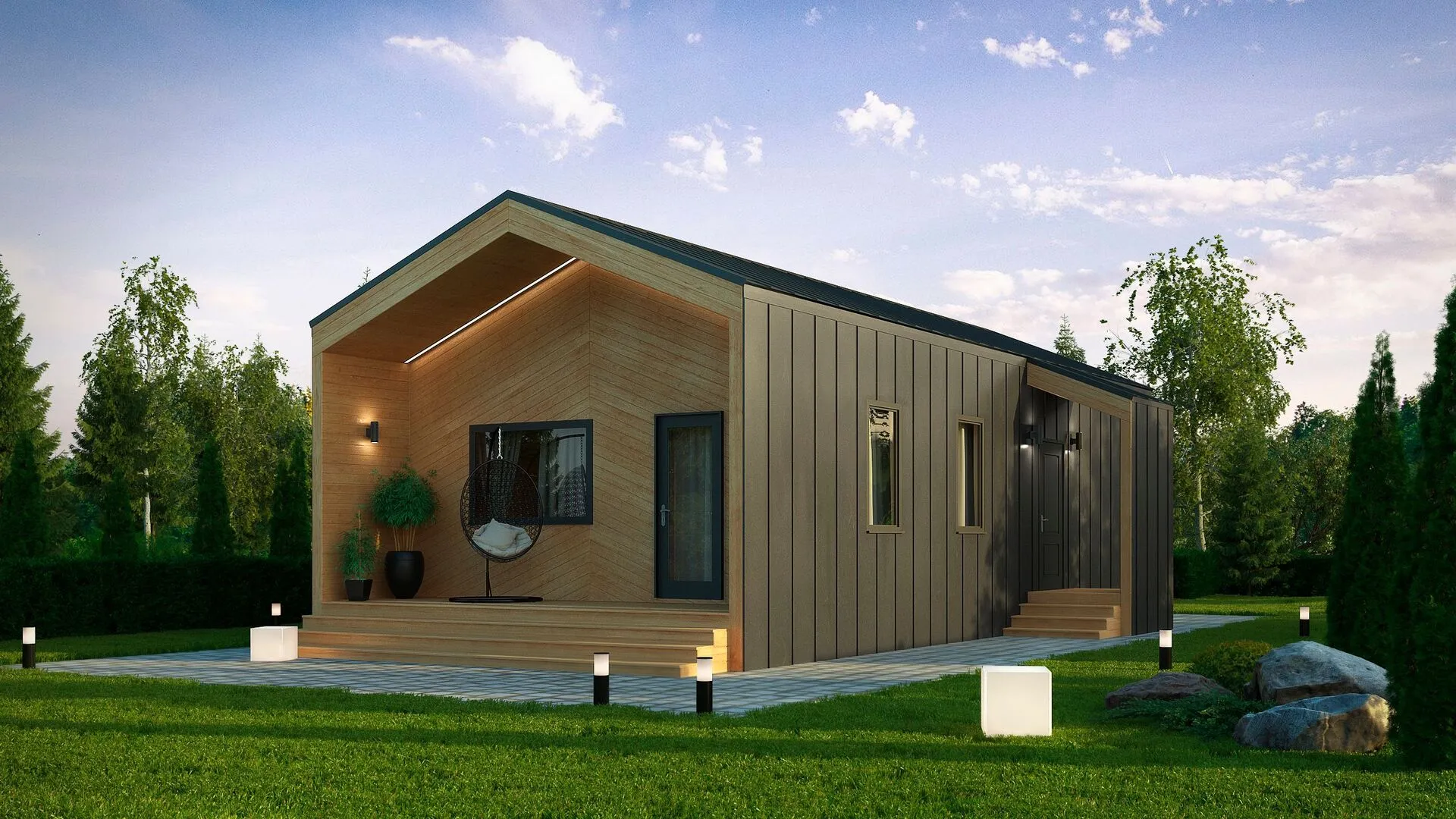 Каркасный дом «Барн Хаус 5»